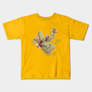 Plane destroyed Kids T-Shirt